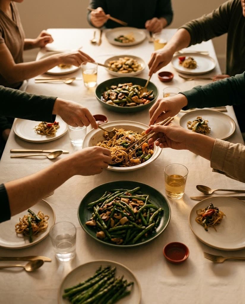 A shared meal — relationships and trust across cultures